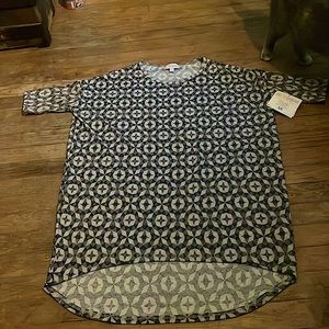 Irma; XS: white,grey, and black with rhombus pattern